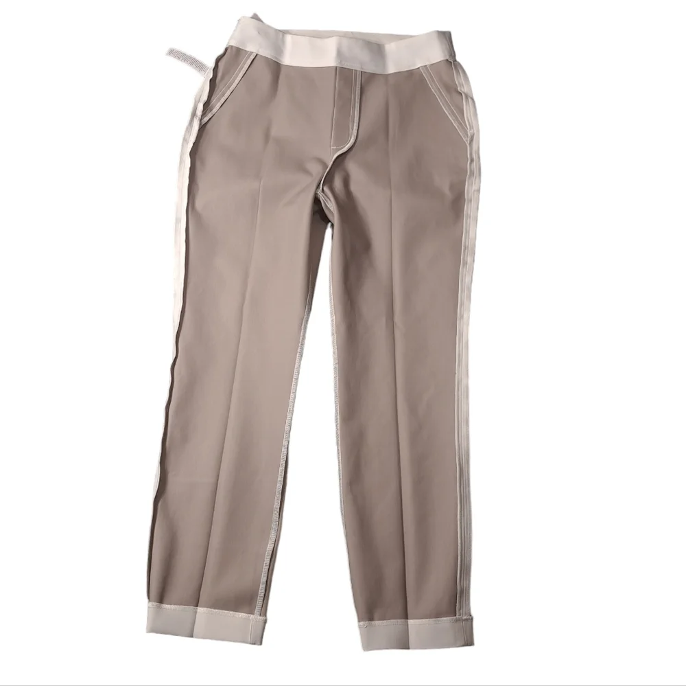 SPANX Women's Slim Straight Pants in Classic White Size M 20372R Grey Linings - Picture 5 of 16
